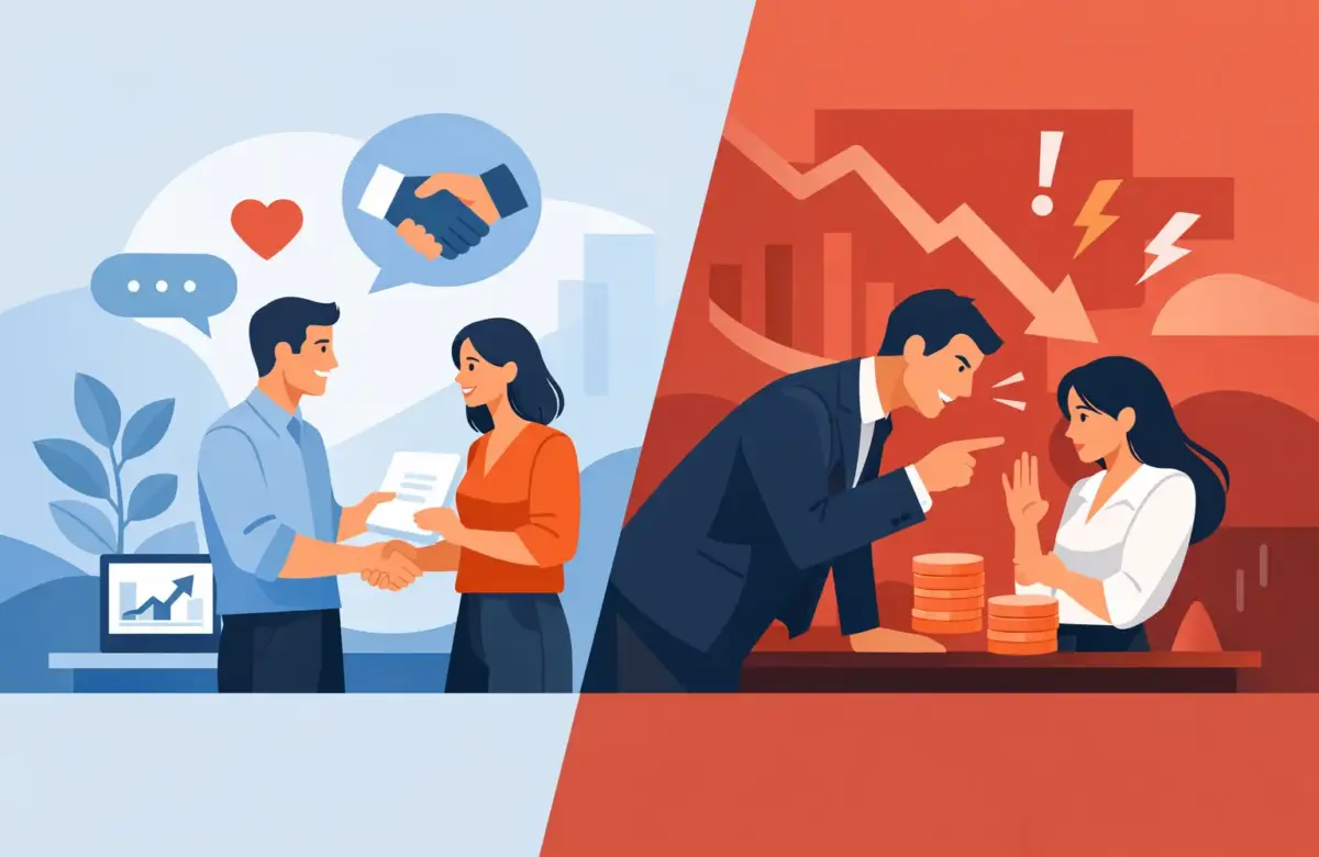 Ventas relacionales vs ventas agresivas: qué funciona